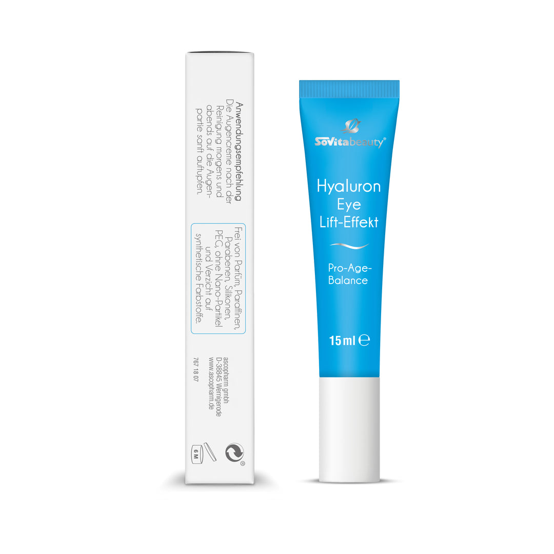 sovita Hyaluron Eye Lift-Effekt