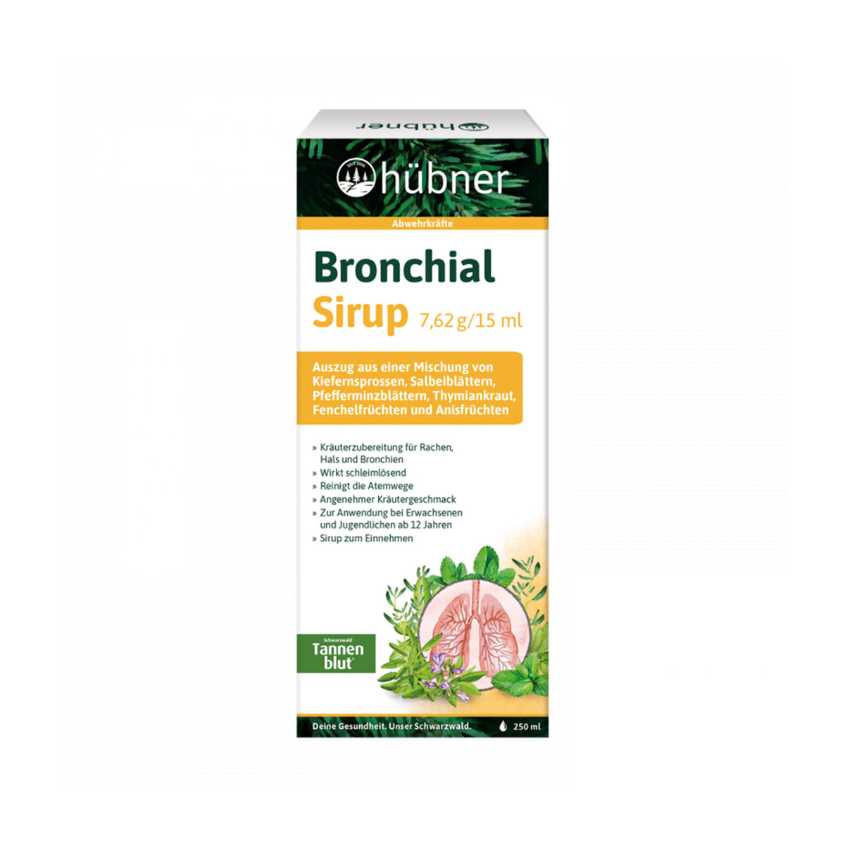 Hübner Bronchial-Sirup (250 ml)