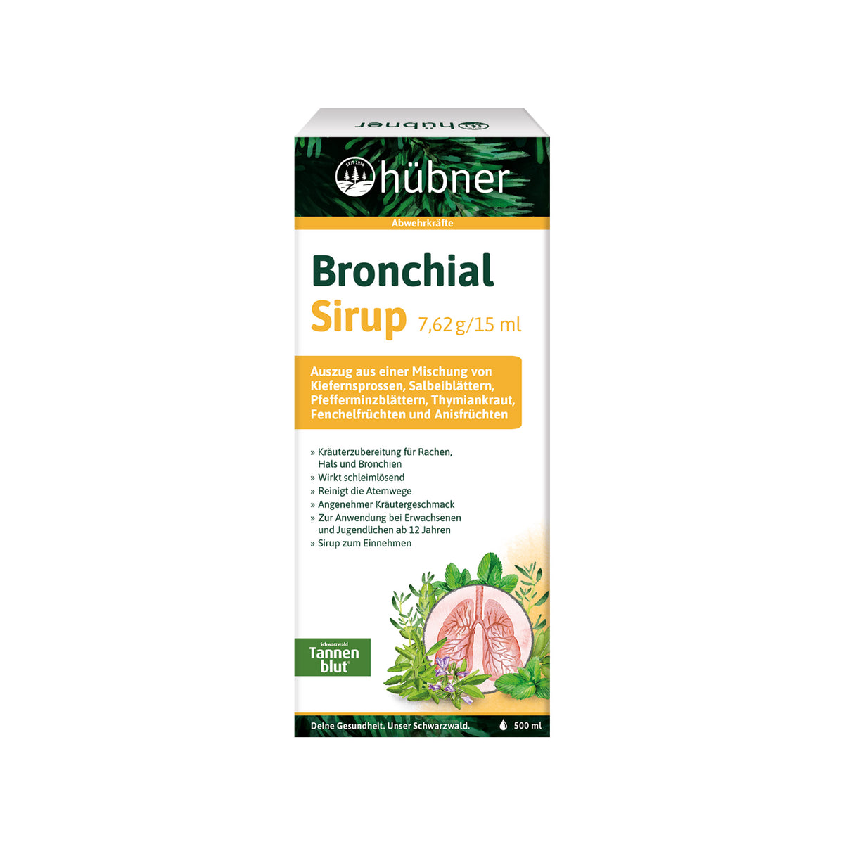 Hübner Bronchial Sirup (500 ml)