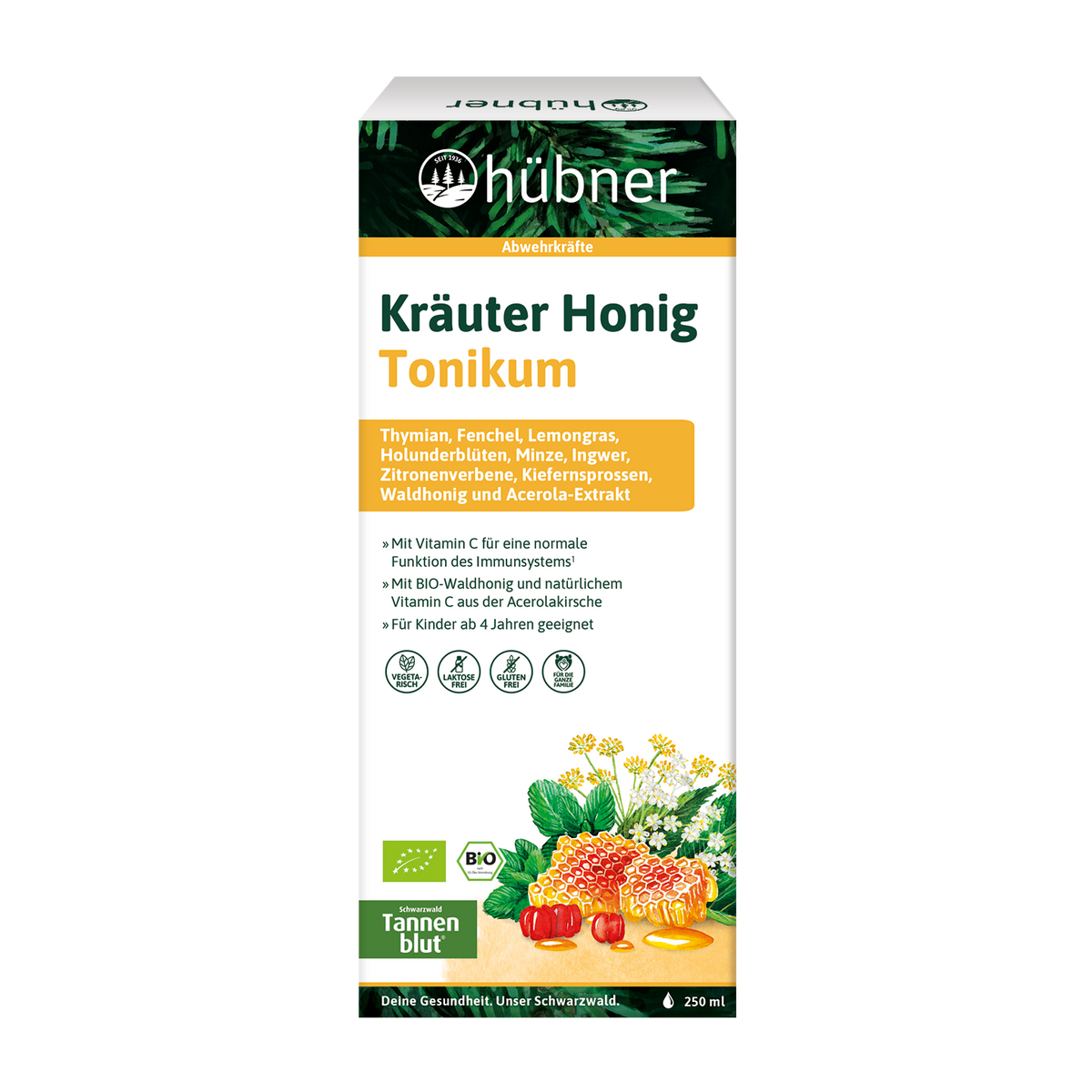 Hübner Kräuter Honig Tonikum (250 ml)