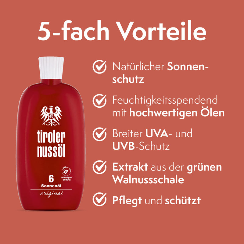 Tiroler Nussöl Original Sonnenöl LSF 6