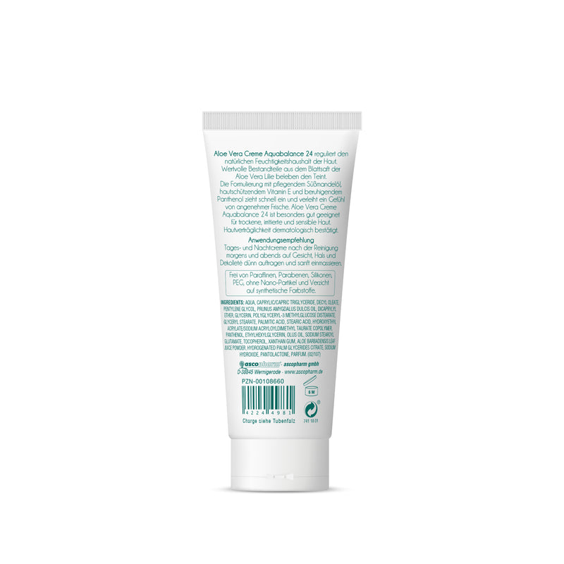 sovita Aloe Vera Creme Aquabalance 24