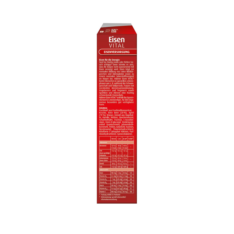 Hübner Eisen Vital - F Eisen Liquid - Trinksaft 250ml